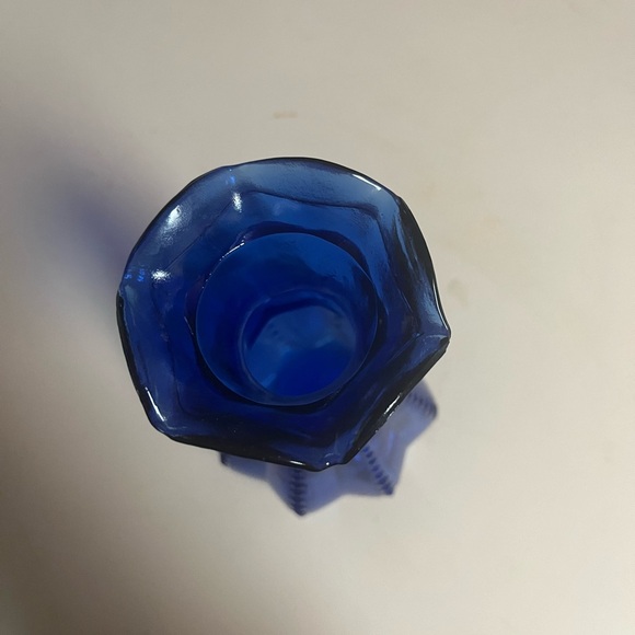Blue Cobalt Decorative Vase - Picture 5 of 6